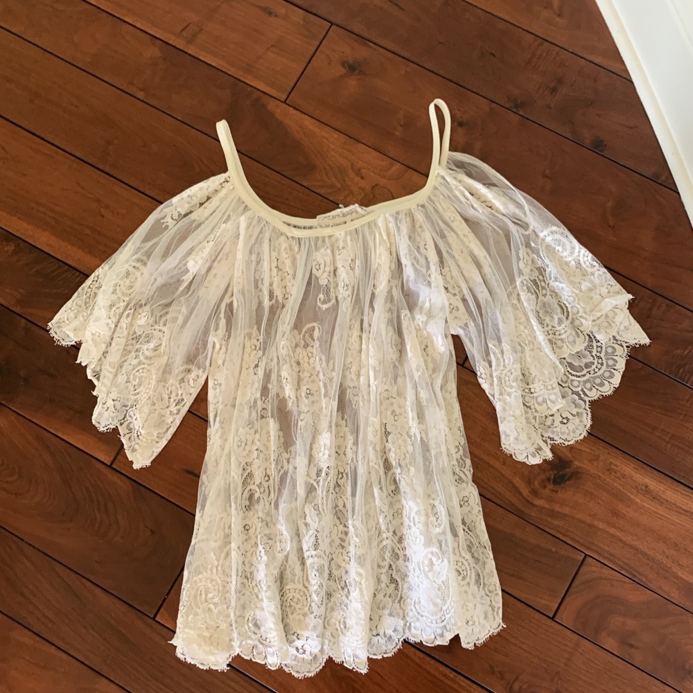 free people lace tunic